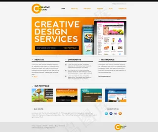 设计公司网站模板