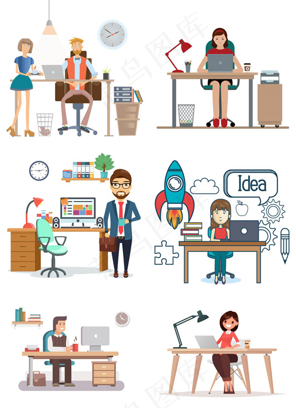 商务场景职场人物