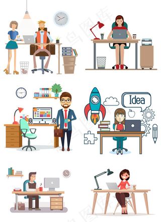 商务场景职场人物