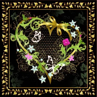 情人节花纹边框