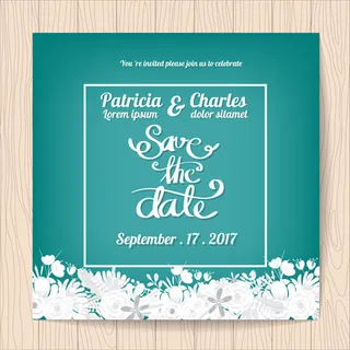 欧美风格邀请函