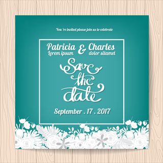 欧美风格邀请函