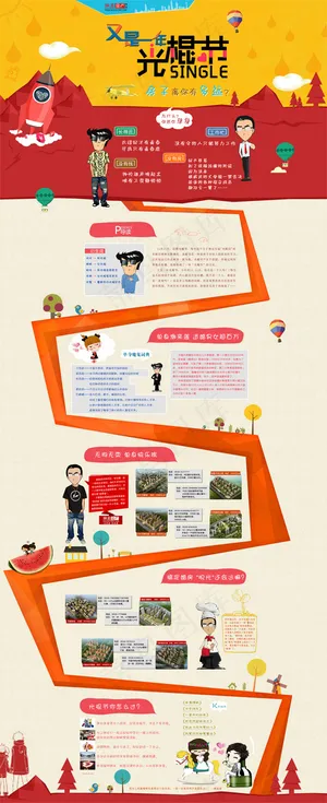 网易光棍节专题