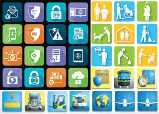 防护与服务图标