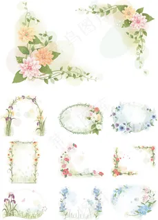精美鲜花边框 精美鲜花边框