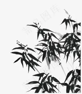 中国风水墨竹子