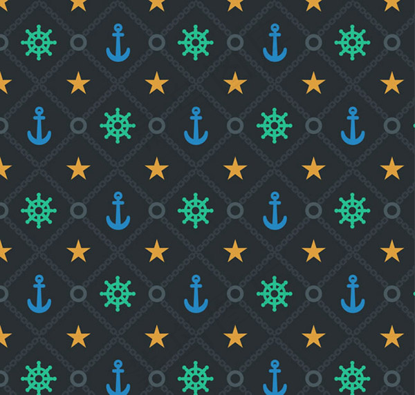 航海元素无缝背景