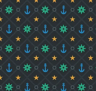 航海元素无缝背景