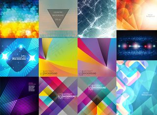 炫彩几何背景
