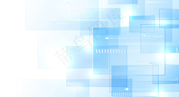 箭头方块科技背景