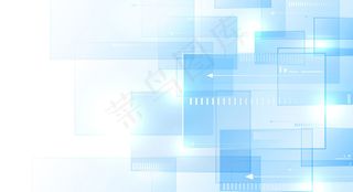 箭头方块科技背景