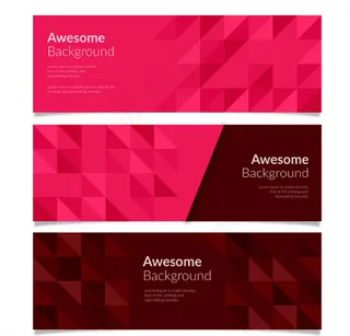 几何形banner