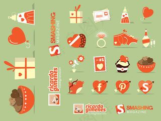 扁平化卡通图标,免抠元素,背景元素