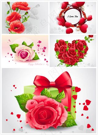 玫瑰花情人节主题