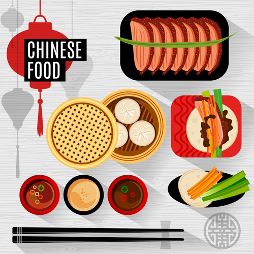 点心小吃美食主题eps,ai矢量模版下载