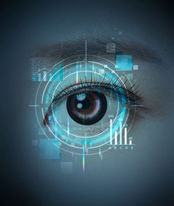 眼睛医学科技,背景元素