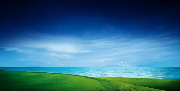 蓝天湖水图片(3462X1748(DPI:300))psd模版下载