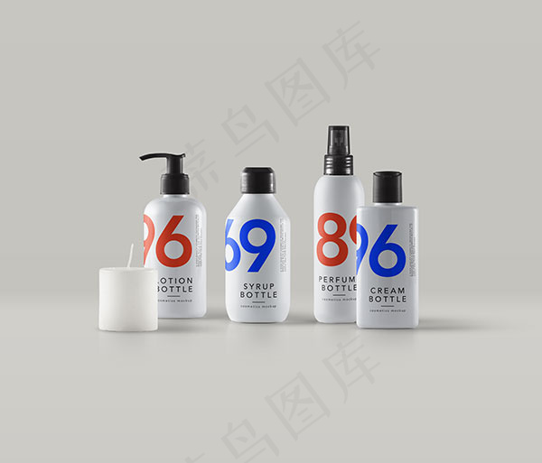 化妆品包装样机psd模版下载