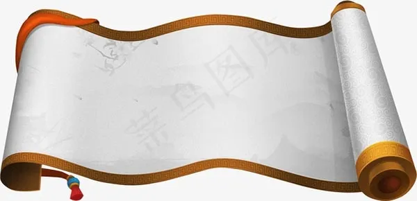 中国风卷轴