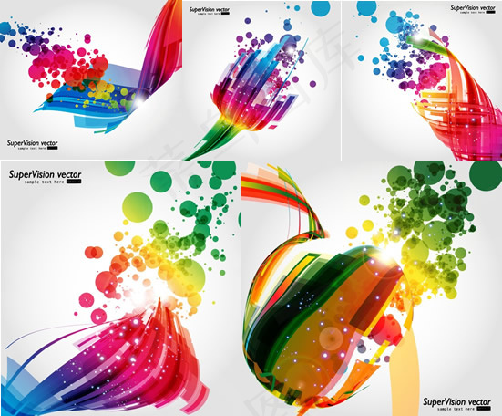 动感光线背景,背景元素