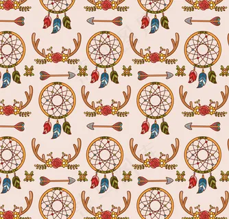 捕梦网无缝背景