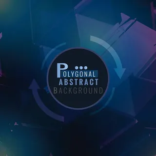 抽象几何圆形背景