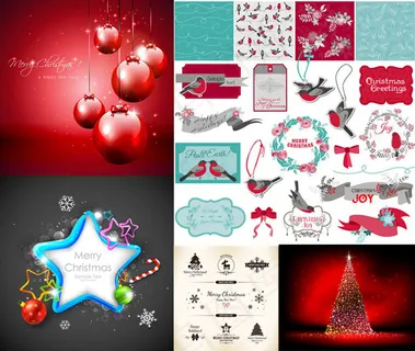 喜庆圣诞节气氛