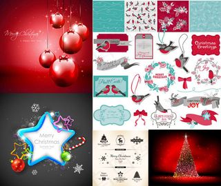 喜庆圣诞节气氛