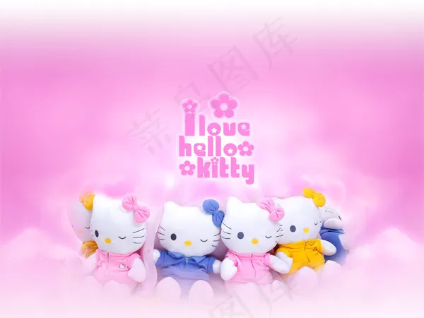 HelloKitty背景psd模版下载
