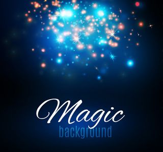 闪耀魔法光效背景