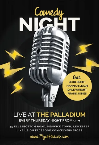 麦克风酒吧海报