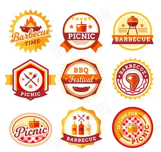 野餐烧烤标签