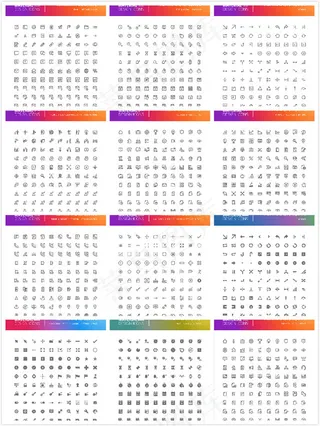 网页图标矢量,免抠元素