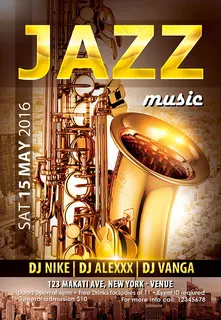 爵士乐音乐会海报