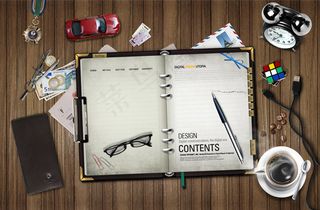 记事本与小物品