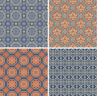 传统中国风花纹