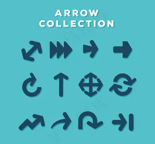 创意箭头图标,免抠元素