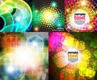 光斑扩散背景,背景元素