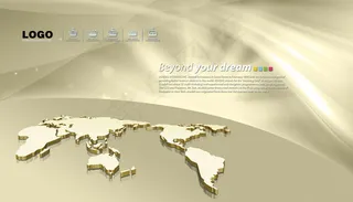 企业商务网站,背景元素