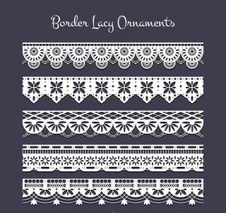 蕾丝花边矢量
