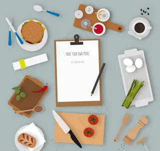 菜谱创作插画