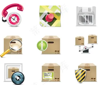 休闲生活图标,免抠元素