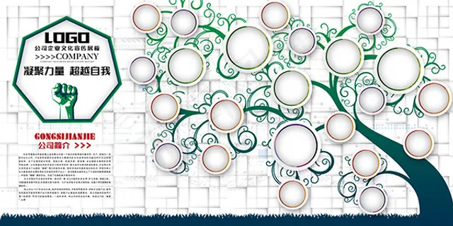 企业文化宣传展板