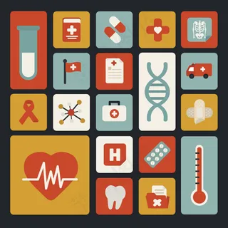 医疗元素图标 医疗元素图标