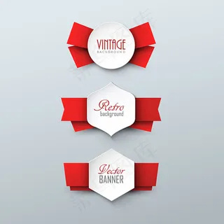 时尚纸质标签,免抠元素