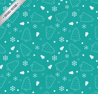 圣诞树无缝背景