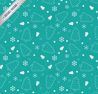 圣诞树无缝背景