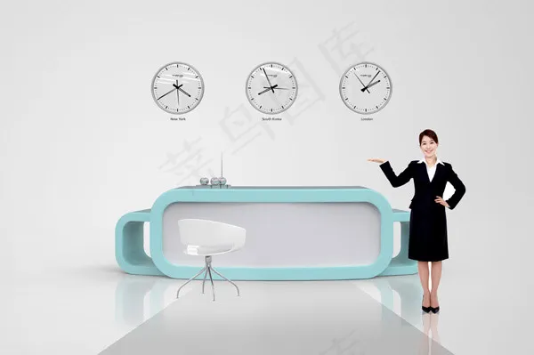 时尚公司前台psd模版下载