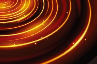 闪耀金色光环背景