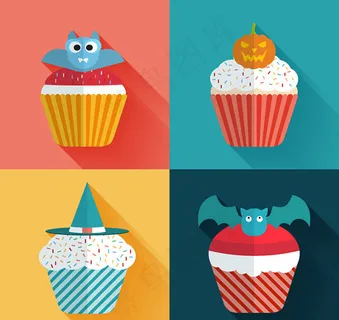 万圣节纸杯蛋糕